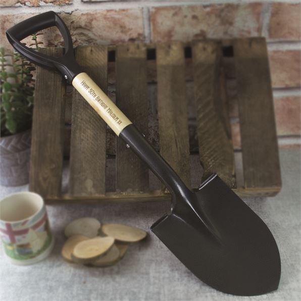 Personalised Wooden Garden Shovel