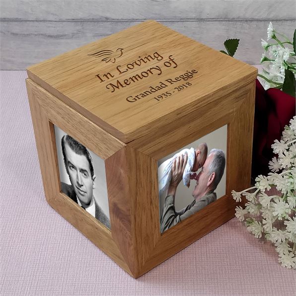 Personalised Bereavement In Loving Memory Photo Box
