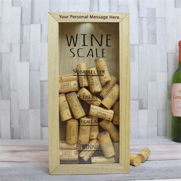 Personalised Wine Scale Cork Dispenser