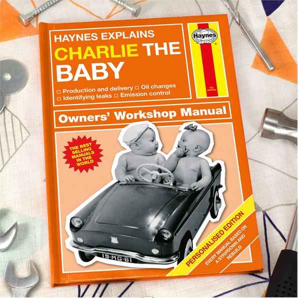 Personalised Haynes Explains Babies Manual