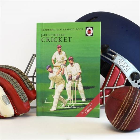 Personalised Cricket Ladybird Book
