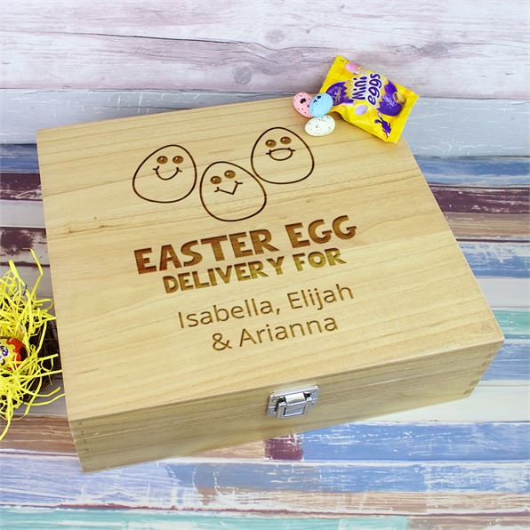 Personalised Easter Box Large - Easter Egg Design