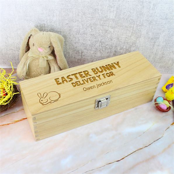 Personalised Easter Box - Bunny Delivery Design