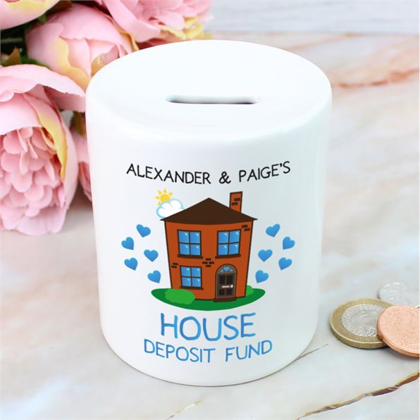 Personalised House Deposit Money Box