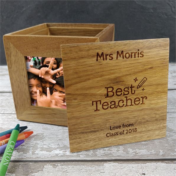 Best Teacher Personalised Photo Box