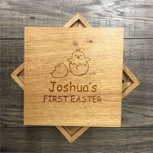 Baby's First Easter Personalised Photo Memory Box