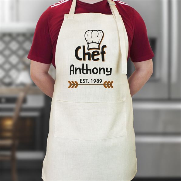 Personalised Master Chef Apron