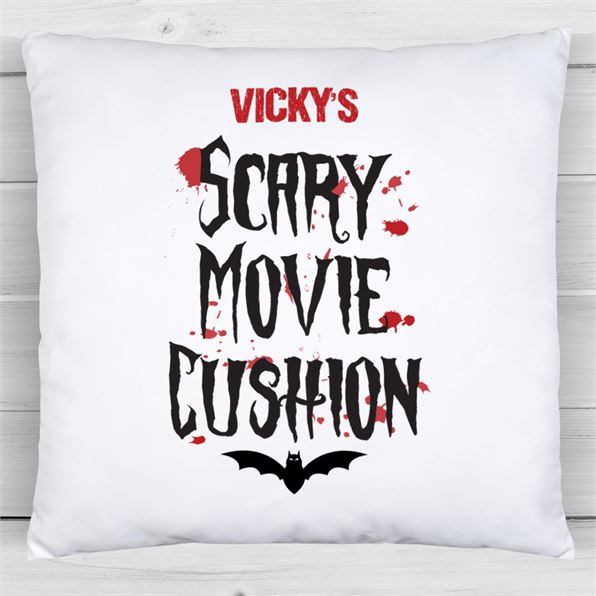 Personalised Scary Movie Cushion
