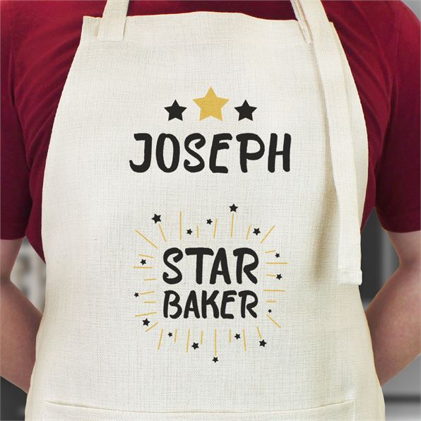 Personalised Star Baker Apron