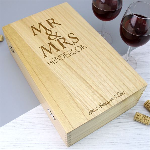 Mr & Mrs Double Wine Box