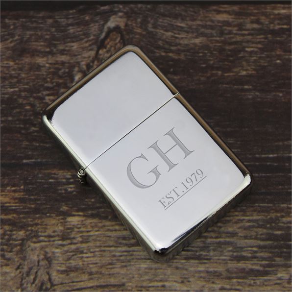 Personalised Lighter - Initials & Date